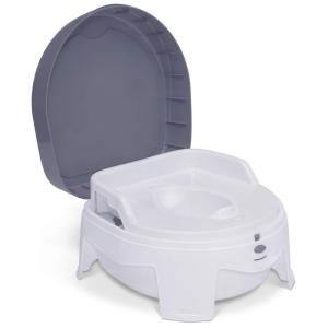 imageDelta Children PerfectSize Potty  Made with EcoFriendly Recycled Ocean Material WhiteGrey