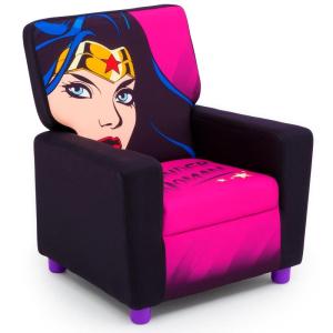 imageDC Comics Wonder Woman High Back Upholstered Chair by Delta Children
