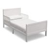 imageDelta Children Fancy Wood Toddler Bed  Greenguard Gold Certified GreyBianca White