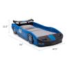 imageDelta Children Turbo Race Car Twin Bed BlackBlue
