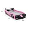 imageDelta Children Turbo Race Car Twin Bed BlackPink