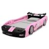 imageDelta Children Turbo Race Car Twin Bed BlackPink
