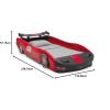 imageDelta Children Turbo Race Car Twin Bed BlackRed