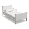 imageDelta Children Fancy Wood Toddler Bed  Greenguard Gold Certified GreyBianca White