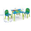 imageDelta Children Kids Table and Chair Set With Storage 2 Chairs Included  Ideal for Arts ampamp Crafts Snack Time Homeschooling Homework ampamp More Ninja Turtles