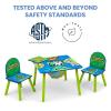 imageDelta Children Kids Table and Chair Set With Storage 2 Chairs Included  Ideal for Arts ampamp Crafts Snack Time Homeschooling Homework ampamp More Ninja Turtles