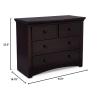 imageSerta 4 Drawer Dresser Dark Chocolate