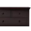 imageSerta 4 Drawer Dresser Dark Chocolate