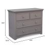 imageSerta 4 Drawer Dresser Greenguard Gold Certified Bianca