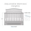 imageSerta Barrett 4in1 Convertible Baby Crib Bianca White