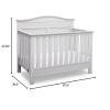 imageSerta Barrett 4in1 Convertible Baby Crib Bianca White