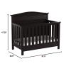 imageSerta Barrett 4in1 Convertible Baby Crib Dark Chocolate