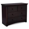 imageSerta 4 Drawer Dresser Dark Chocolate