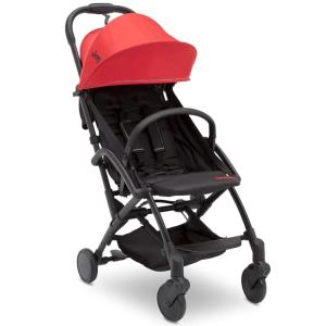 imageJeep Breeze Stroller by Delta Children  Lightweight Stroller Features Compact OneHand Fold Oversized Canopy Recline and Shock Absorbing Frame Wildwood