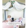 imageDelta Children Poppy House Wood Twin Bed Platform Bed  No Box Spring Needed Blush PinkMidnight Grey