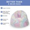imageDelta Children Snuggle Foam Filled Chair Toddler Size for Kids Up to 6 Years Old Tie Dye