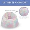 imageDelta Children Snuggle Foam Filled Chair Toddler Size for Kids Up to 6 Years Old Tie Dye