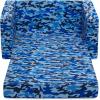 imageDelta Children Cozee Blue Camo Convertible Foam Chair to Lounger for KidsBlue Camo