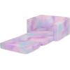 imageDelta Children Cozee Blue Camo Convertible Foam Chair to Lounger for KidsPink Tie Dye
