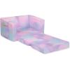 imageDelta Children Cozee Blue Camo Convertible Foam Chair to Lounger for KidsPink Tie Dye