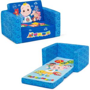 imageDelta Children CoComelon Cozee FlipOut Chair  2in1 Convertible Sofa to Lounger for Kids