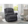 imageDelta Children Dylan Nursery Recliner Glider Swivel Chair Charcoal