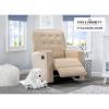 imageDelta Children Gavin Recliner Glider Swivel Chair Featuring LiveSmart Fabric by Culp  StainResistant Repels Moisture Kid ampamp PetFriendly Fabric SisalSisal