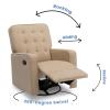 imageDelta Children Gavin Recliner Glider Swivel Chair Featuring LiveSmart Fabric by Culp  StainResistant Repels Moisture Kid ampamp PetFriendly Fabric SisalSisal