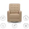 imageDelta Children Gavin Recliner Glider Swivel Chair Featuring LiveSmart Fabric by Culp  StainResistant Repels Moisture Kid ampamp PetFriendly Fabric SisalSisal