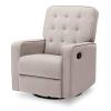 imageDelta Children Gavin Recliner Glider Swivel Chair Featuring LiveSmart Fabric by Culp  StainResistant Repels Moisture Kid ampamp PetFriendly Fabric SisalLinen