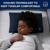imageDelta Children Gap babyGap Memory Foam Toddler Pillow with 2 Cooling Covers WhiteBlue