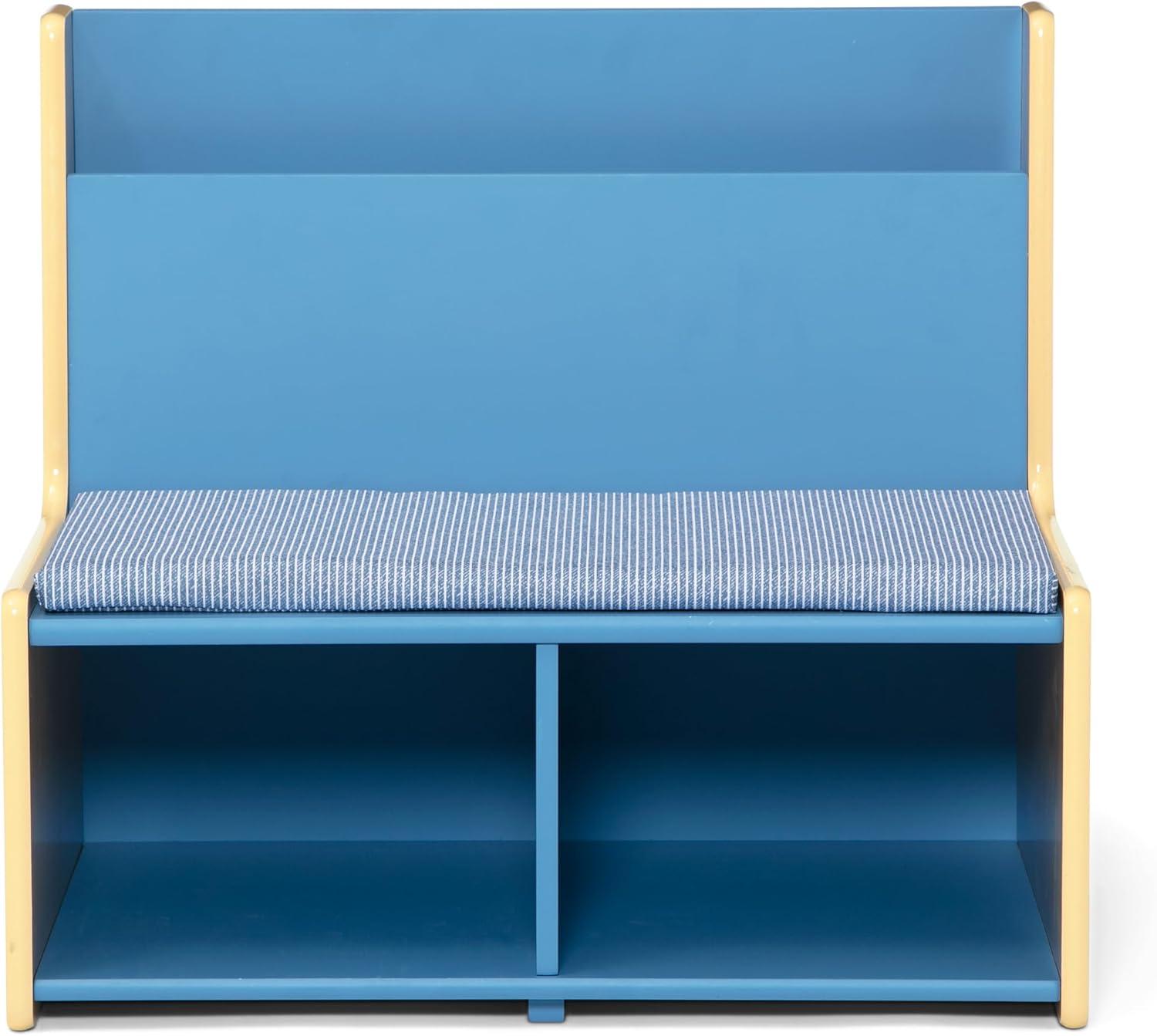 imageDelta Children  GapKids Reading Nook with Padded Bench  Greenguard Gold Certified PastelIndigo Blue