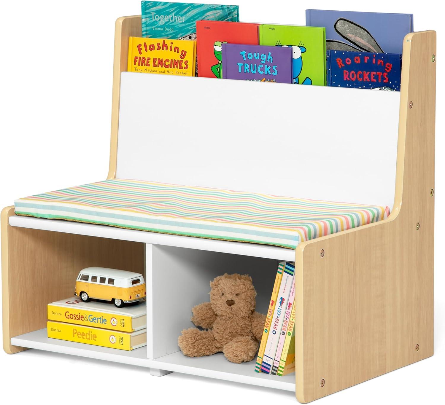 imageDelta Children  GapKids Reading Nook with Padded Bench  Greenguard Gold Certified PastelPastel