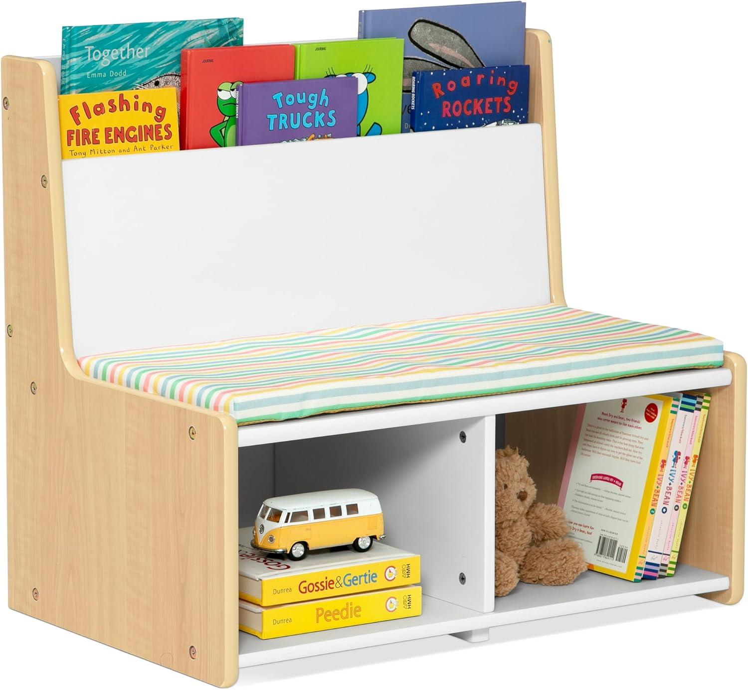 imageDelta Children  GapKids Reading Nook with Padded Bench  Greenguard Gold Certified PastelPastel