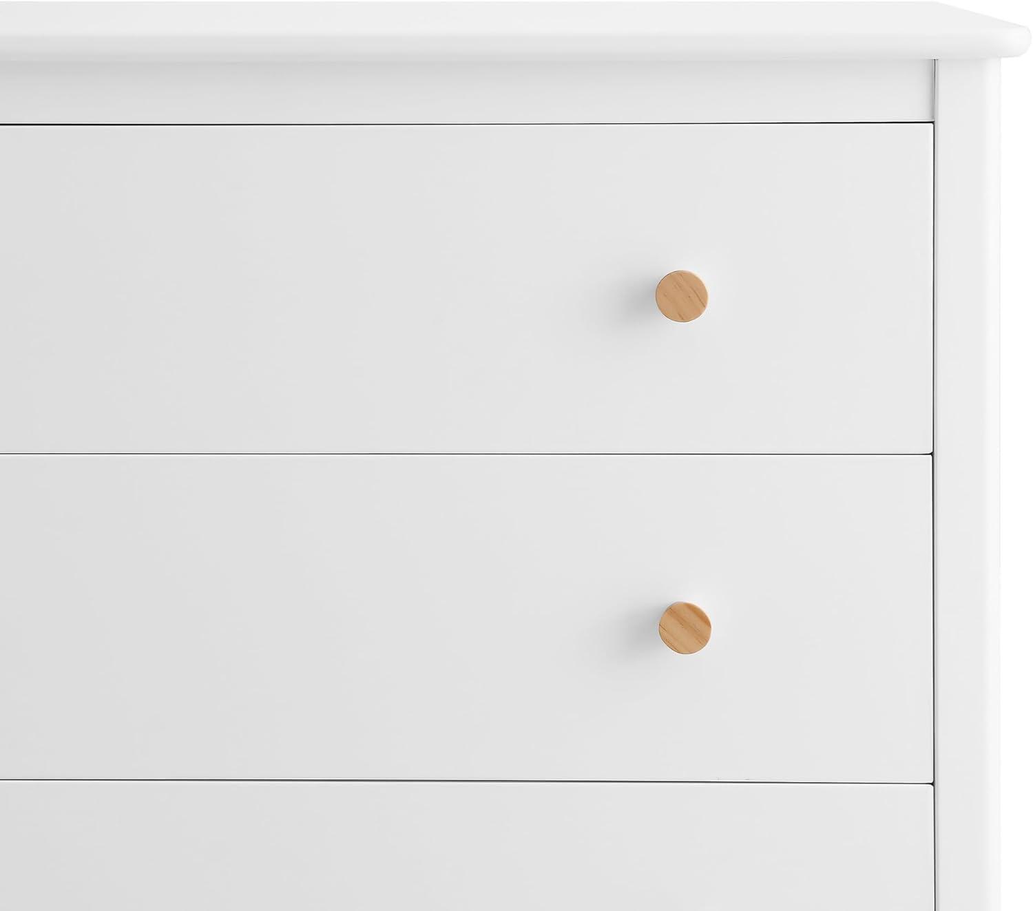 imageDelta Children Callum 3 Drawer Dresser with Interlocking Drawers Bianca WhiteNaturalBianca WhiteNatural