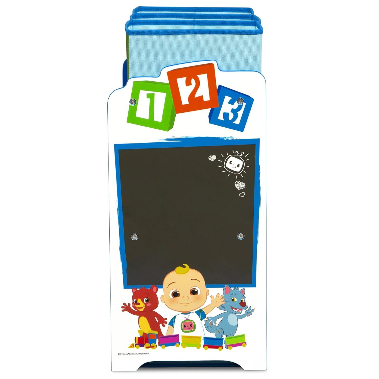 imageDelta Children Design ampamp Store 6 Bin Toy Storage Organizer  Greenguard Gold Certified CoComelonCoComelon