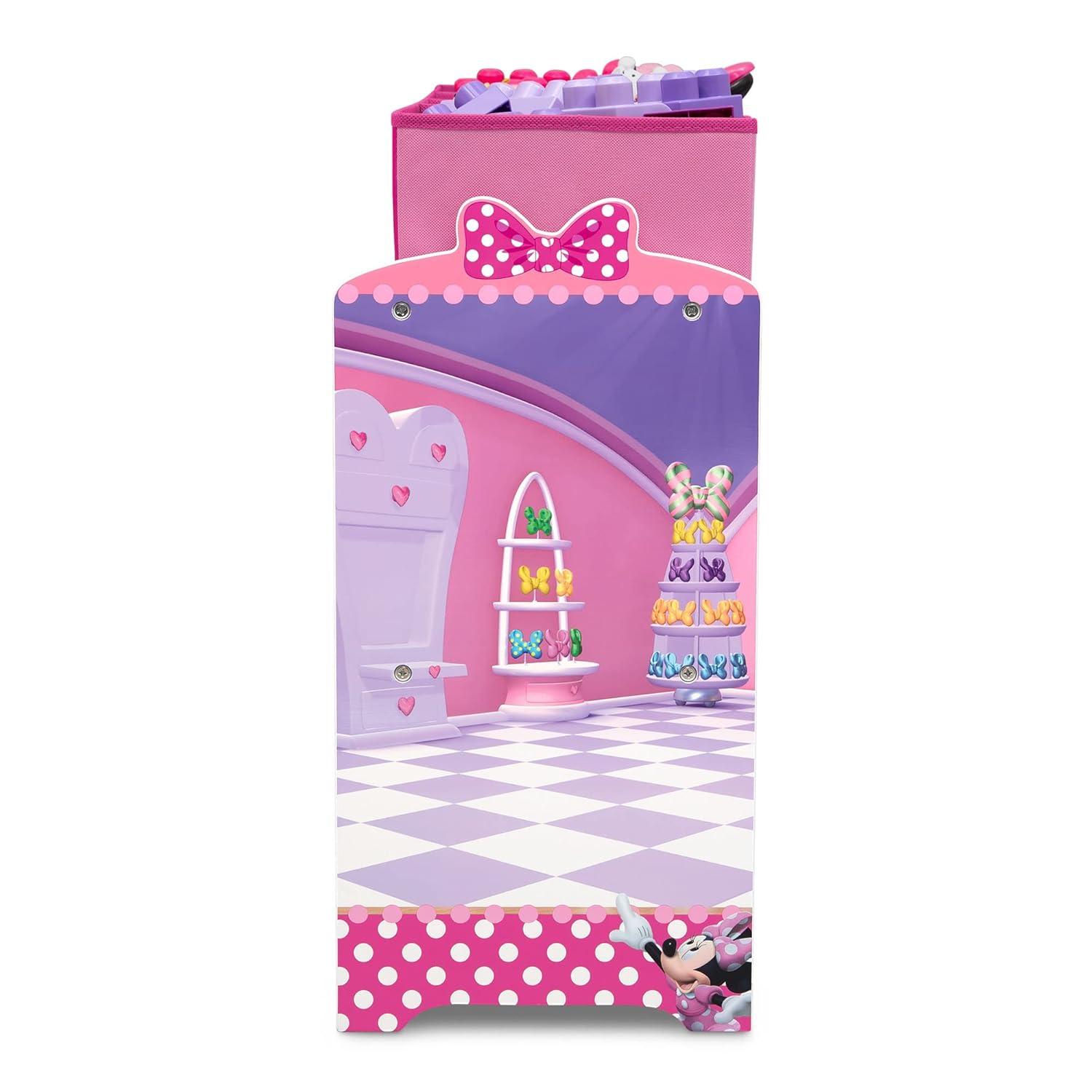imageDelta Children Disney Princess Deluxe 9 Bin Design and Store Toy Organizer Greenguard Gold CertifiedDisney Minnie Mouse