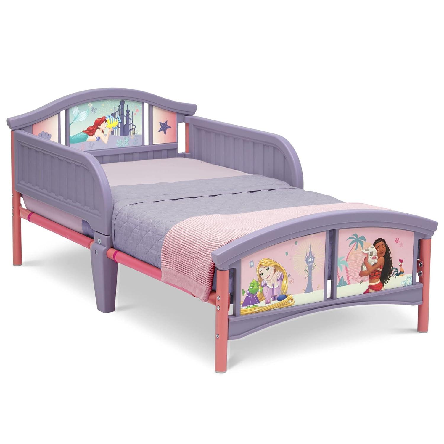 imageDelta Children Plastic Toddler Bed Peppa PigDisney Princess