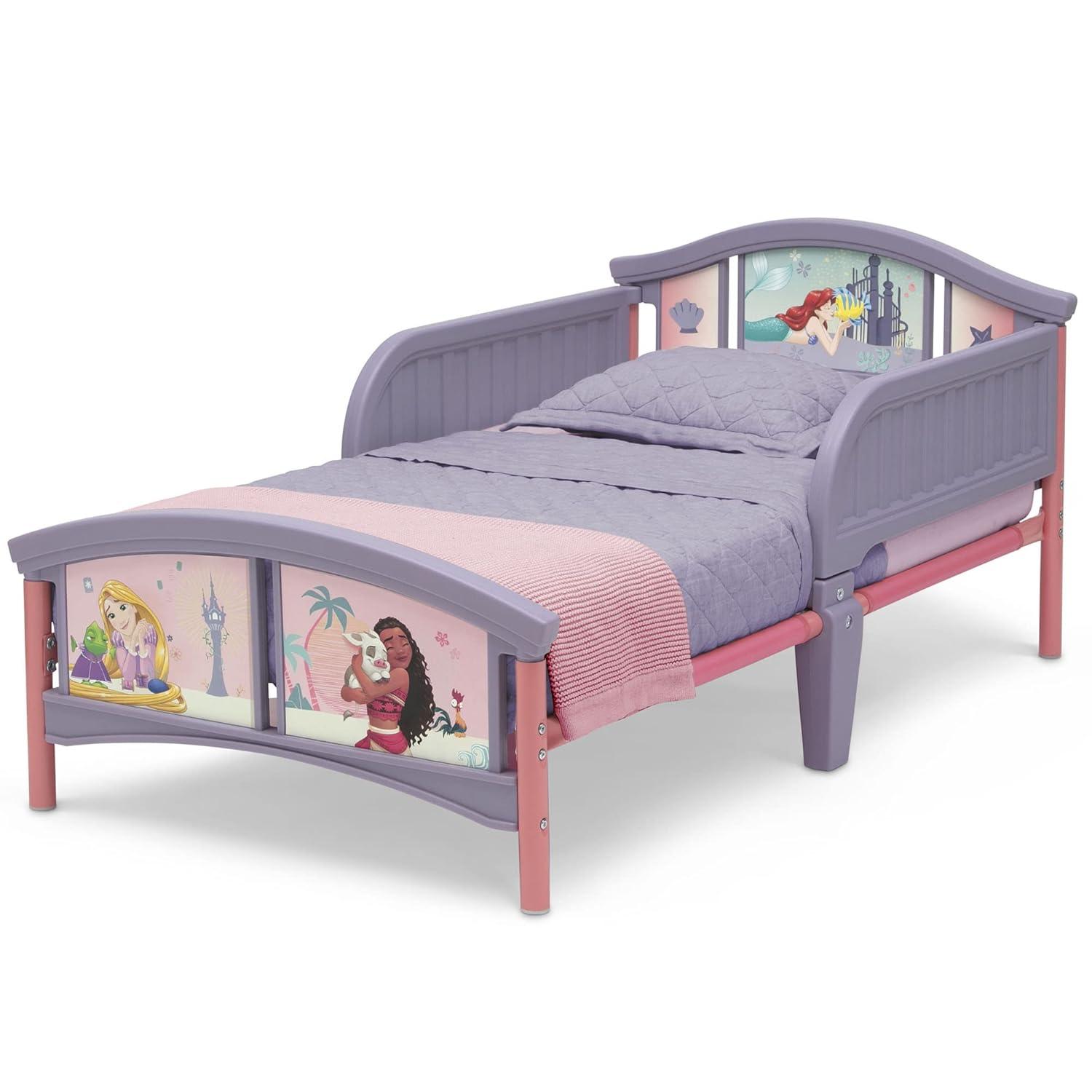 imageDelta Children Plastic Toddler Bed Peppa PigDisney Princess