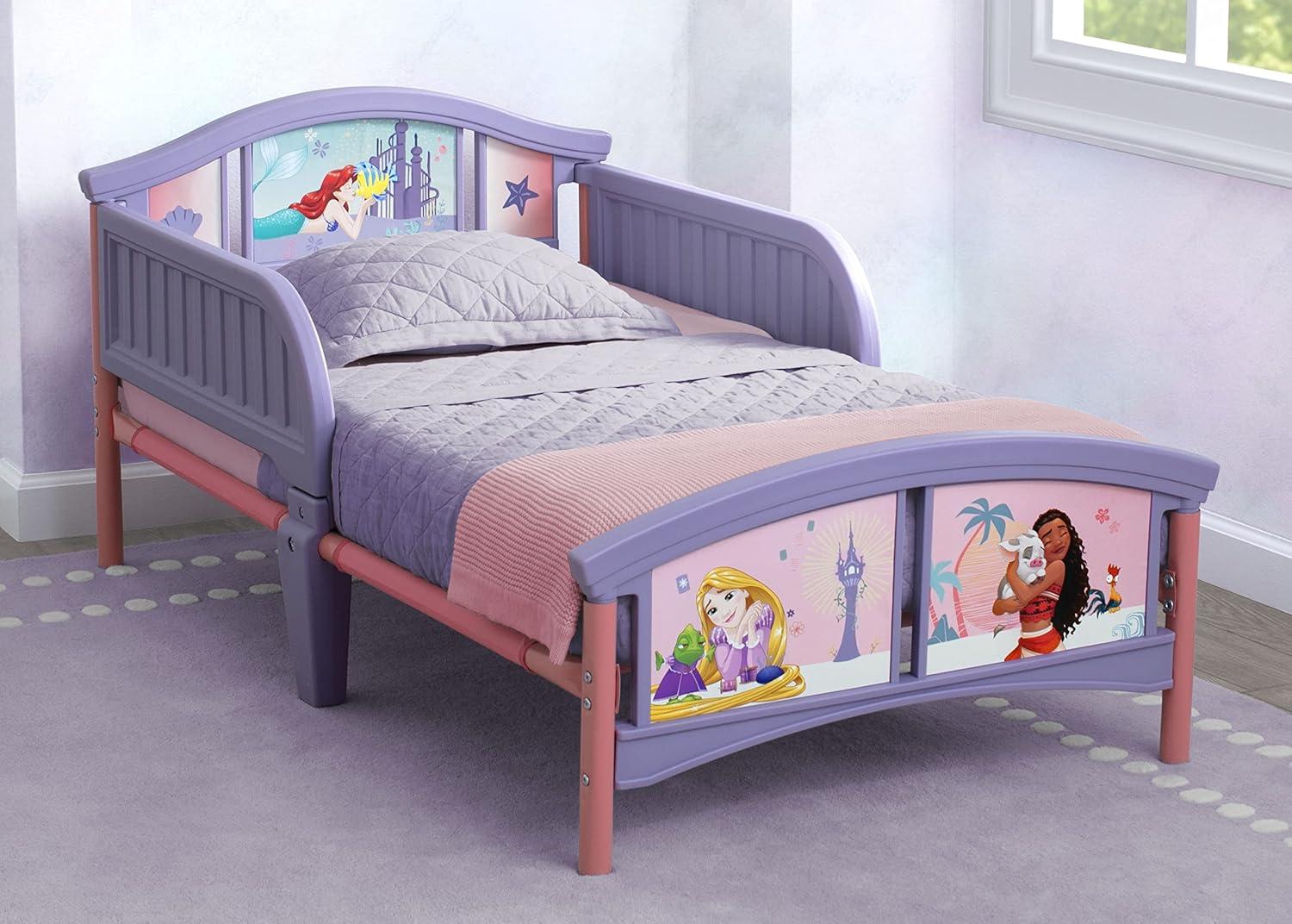 imageDelta Children Plastic Toddler Bed Peppa PigDisney Princess
