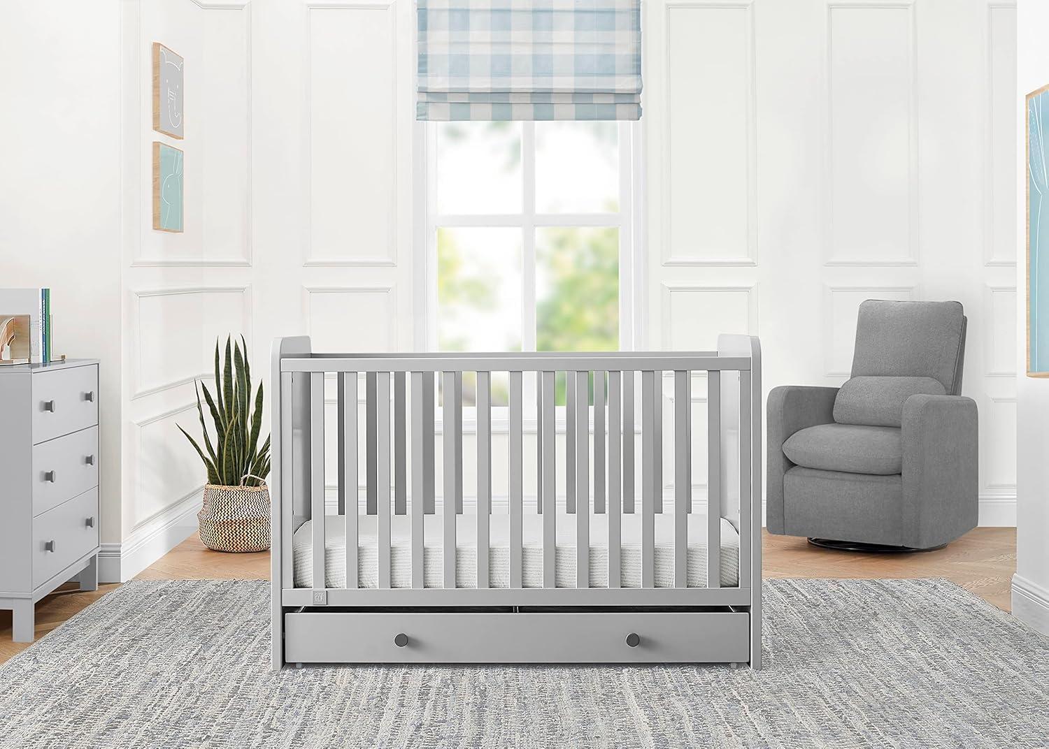 imageGAP babyGap Graham 4in1 Convertible Crib with Storage Drawer  Greenguard Gold Certified GreyDark Grey