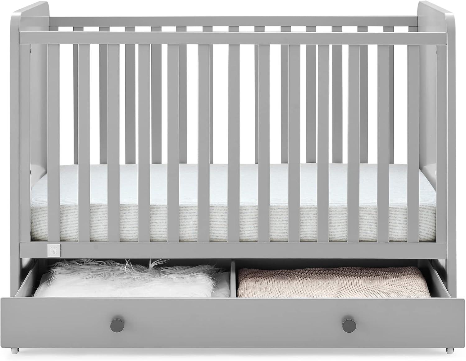 imageGAP babyGap Graham 4in1 Convertible Crib with Storage Drawer  Greenguard Gold Certified GreyDark Grey