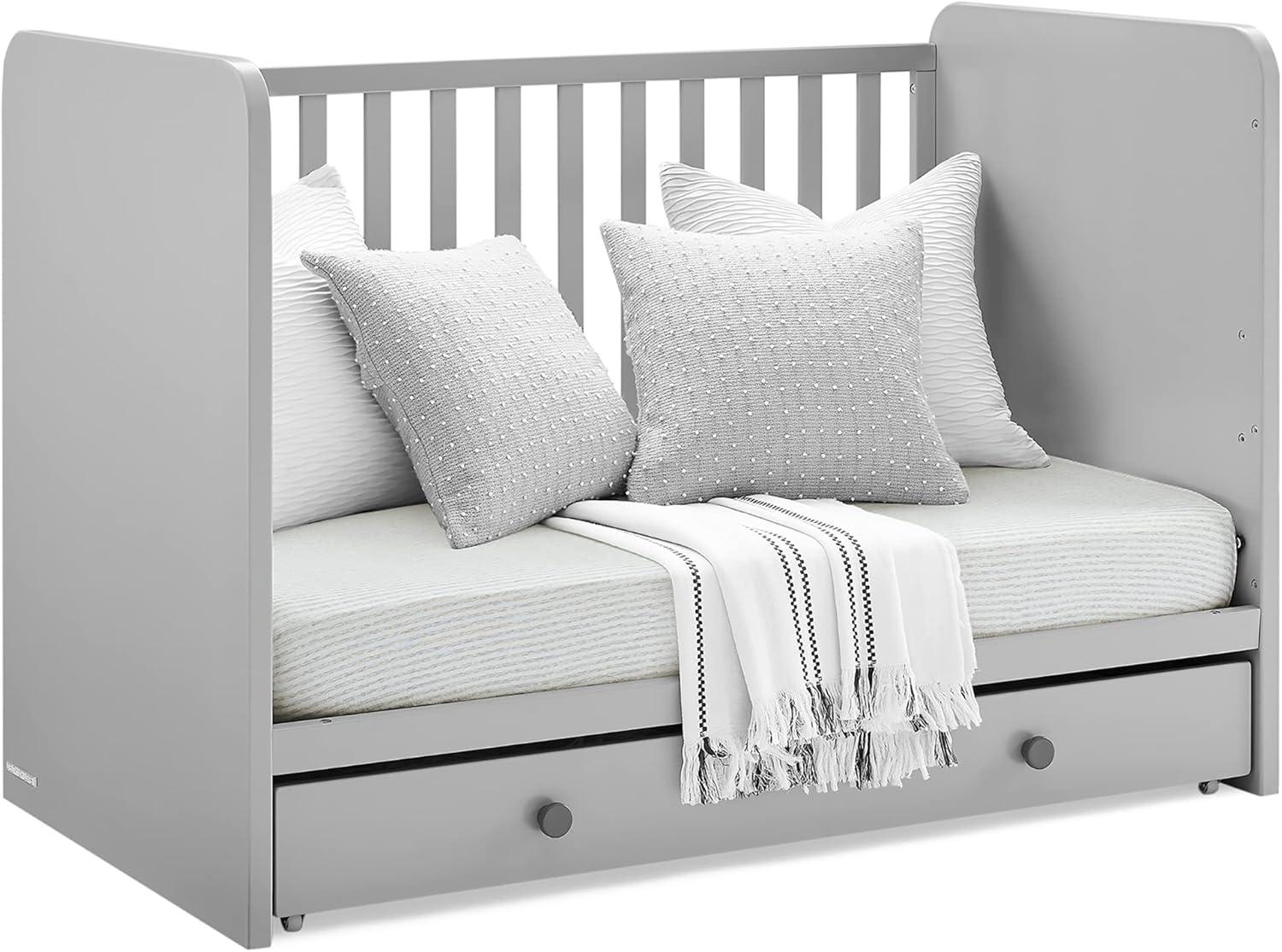 imageGAP babyGap Graham 4in1 Convertible Crib with Storage Drawer  Greenguard Gold Certified GreyDark Grey