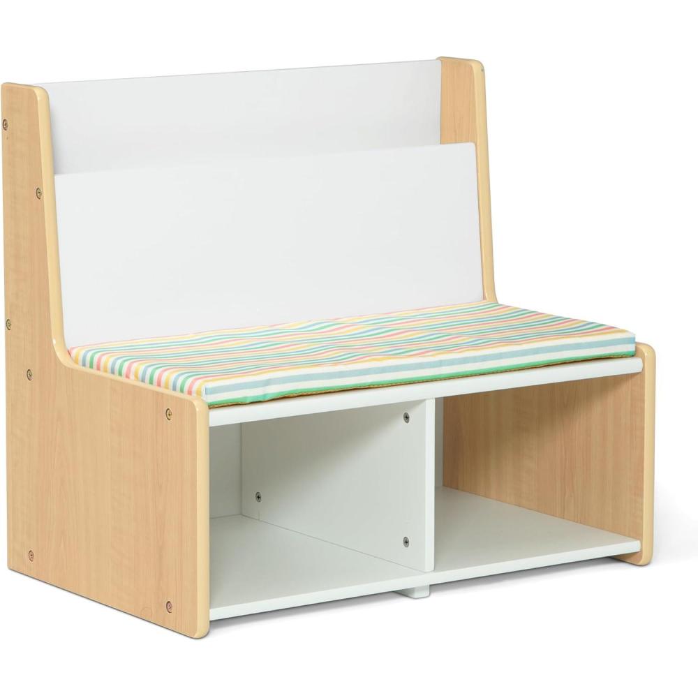 imageDelta Children  GapKids Reading Nook with Padded Bench  Greenguard Gold Certified PastelPastel