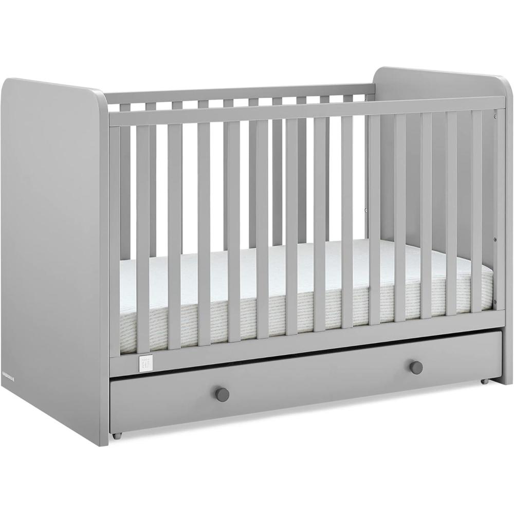imageGAP babyGap Graham 4in1 Convertible Crib with Storage Drawer  Greenguard Gold Certified GreyDark Grey