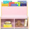 imageDelta Children  GapKids Reading Nook with Padded Bench  Greenguard Gold Certified PastelBlush Pink