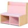 imageDelta Children  GapKids Reading Nook with Padded Bench  Greenguard Gold Certified PastelBlush Pink