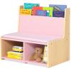 imageDelta Children  GapKids Reading Nook with Padded Bench  Greenguard Gold Certified PastelBlush Pink