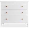 imageDelta Children Callum 3 Drawer Dresser with Interlocking Drawers Bianca WhiteNaturalBianca WhiteNatural