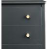 imageDelta Children Callum 3 Drawer Dresser with Interlocking Drawers Bianca WhiteNaturalCharcoal GreyNatural